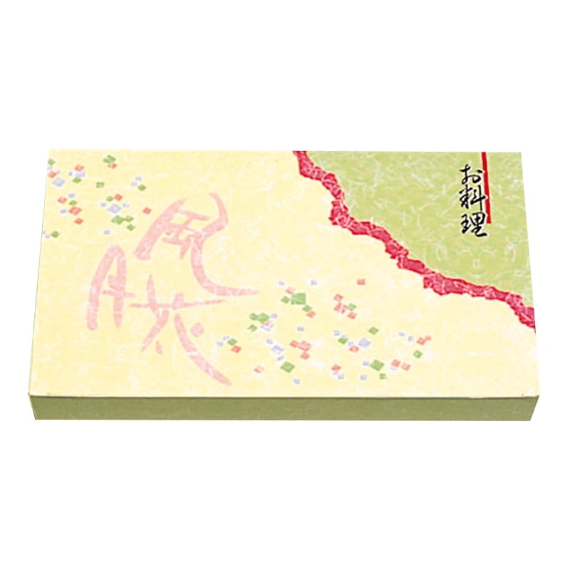 北原産業 仕出し弁当容器 90-60 風月花 ワンピース 紙ボックス 本体　50枚入×6袋（300枚）/箱