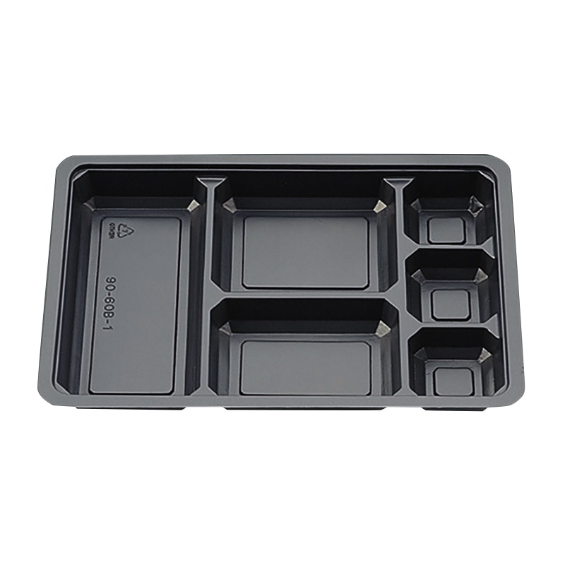 北原産業 紙ボックス弁当容器用　中仕切　90-60 B-1黒カルプ　50枚入×6袋（300枚）/箱