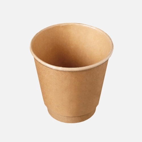 ケーピープラテック 紙コップPLA　KMJ-300 ナチュラル　25枚入×20袋（500枚）/箱