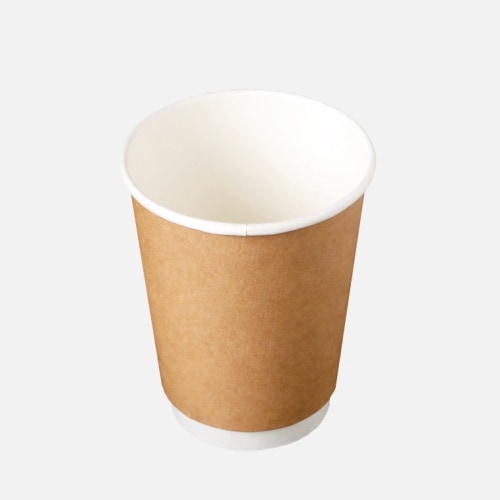 ケーピープラテック 紙コップPLA　KMJ-360 ナチュラル　25枚入×20袋（500枚）/箱
