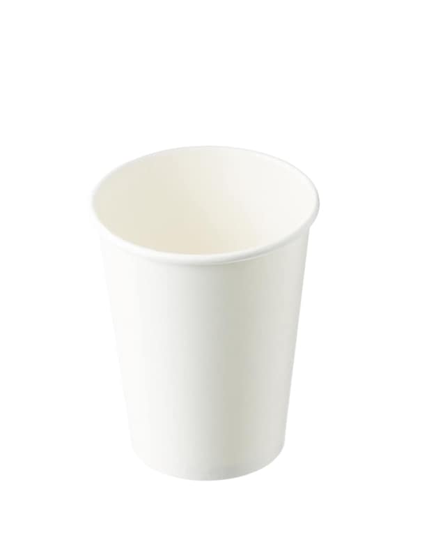 ケーピープラテック 一重紙コップ　H＆C240 ホワイト　50枚入×20袋（1000枚）/箱