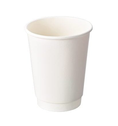 ケーピープラテック 紙コップ二重巻き　KMR-360 ホワイト　25枚入×20袋（500枚）/箱