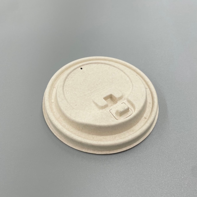 ケーピープラテック 紙コップ用フタ　80パルプリフト ナチュラル　50枚入×20袋（1000枚）/箱