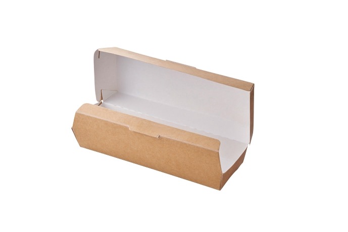 ケーピープラテック 紙フードボックス　KLPボックス6 ナチュラルPP　125枚入×6袋（750枚）/箱