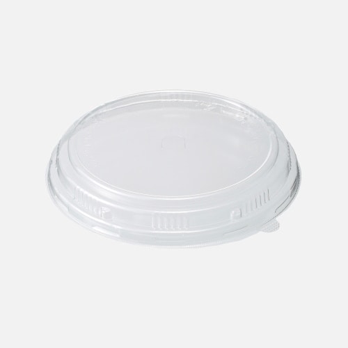 ケーピープラテック 紙容器　KBボウル用フタ　KM165 フタ(OPS)　50枚入×12袋（600枚）/箱