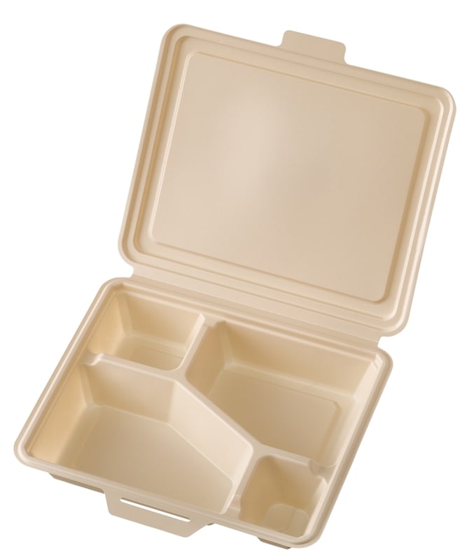 ケーピープラテック 紙容器　 パルプモールド KM-59　ナチュラル　25枚入×12袋（300枚）/箱