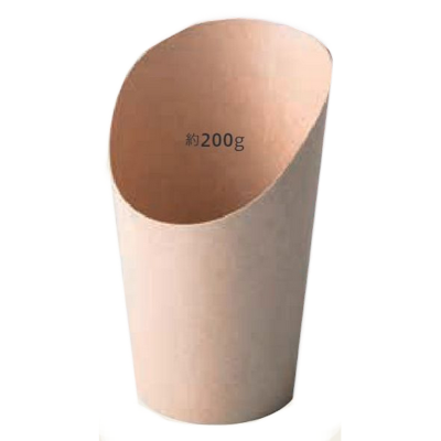 ケーピープラテック 紙カップ　KMスナップＬ　ナチュラル　 50枚入×20袋（1000枚）/箱