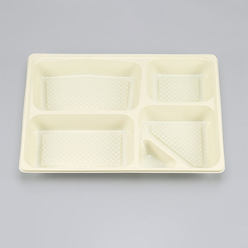 シーピー化成 仕出し弁当容器　紙ボックス一体型用　中仕切 U-71-B クリーム　20枚入／240枚入