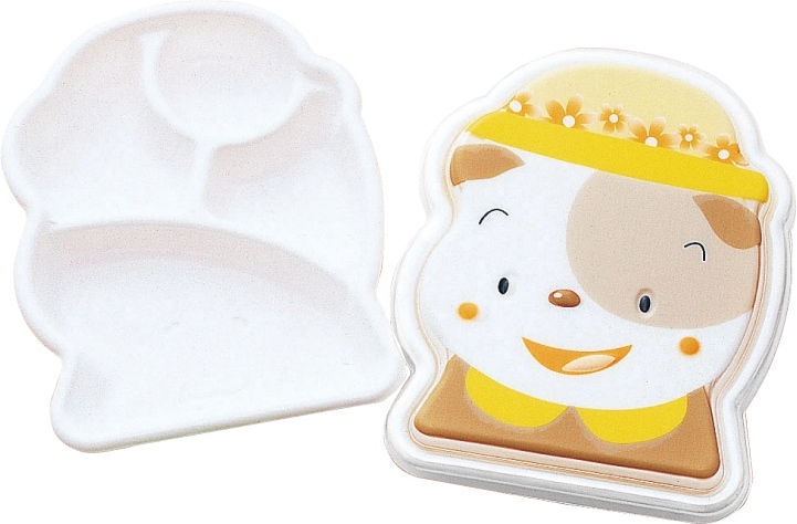 アヅミ産業 弁当容器　YF-2 (どうぶつランチ) いぬ セット　50個入