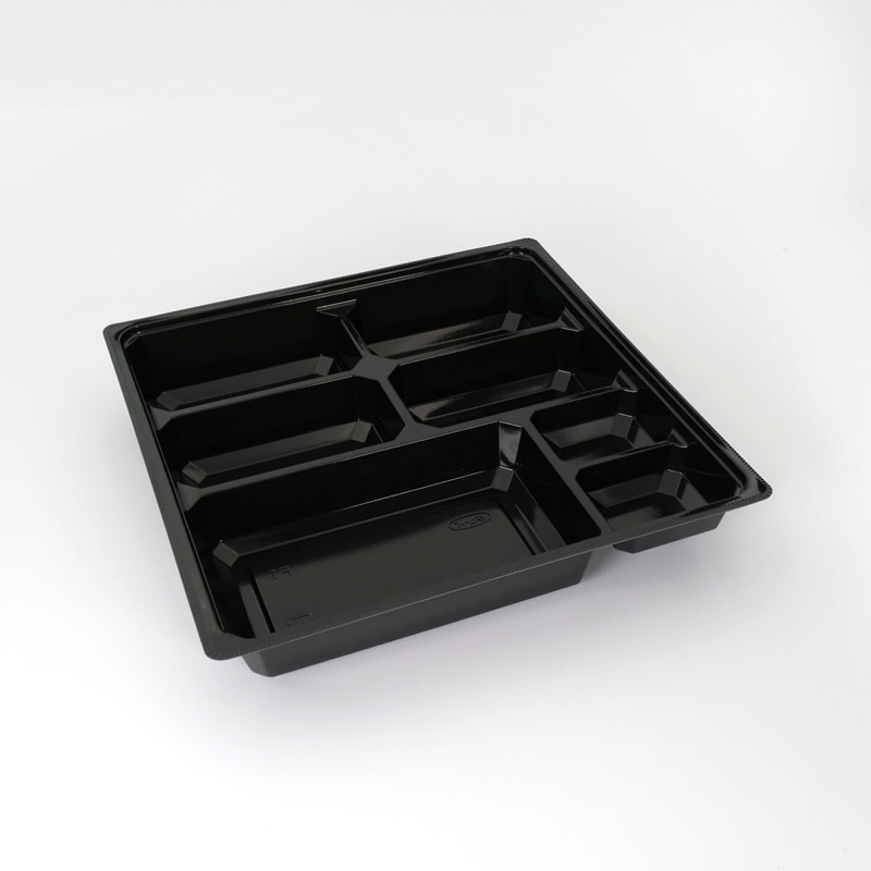 エフピコチューパ 仕出し弁当容器 紙ボックス用　MSD中仕切 70-70　C-1 黒　50枚入／300枚入