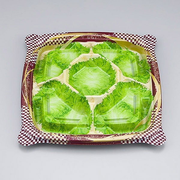 シーピー化成 オードブル容器　NU盛ブル 23-23　本体　アラモード　10枚×28袋（280枚）/箱