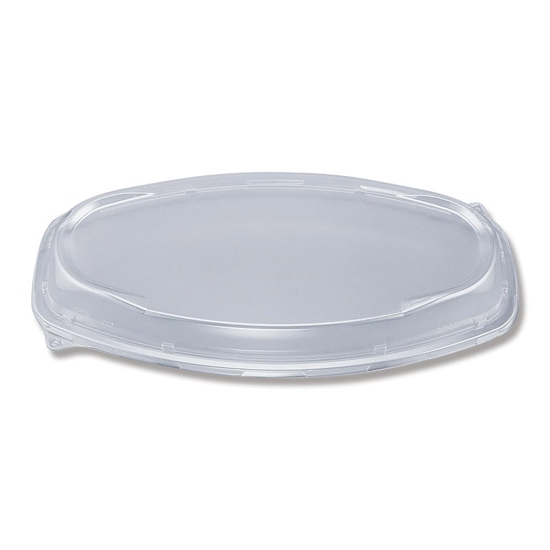 シーピー化成 オードブルプレート　NUプレ小判用 41-20　嵌合蓋　10枚×15袋（150枚）/箱