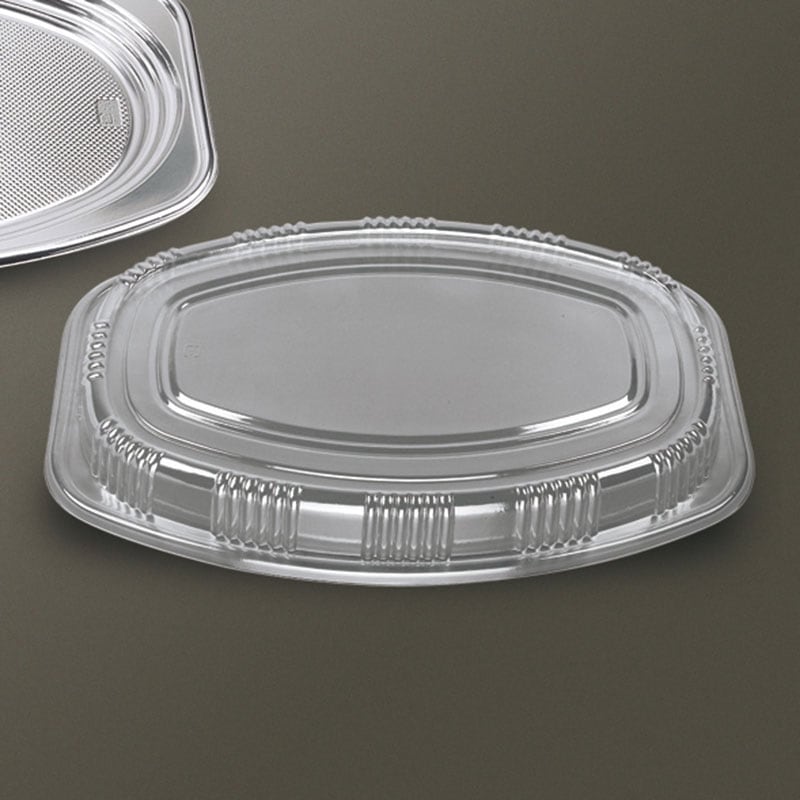 シーピー化成 パーティー皿 Z-508　透明蓋　20枚×15袋（300枚）/箱