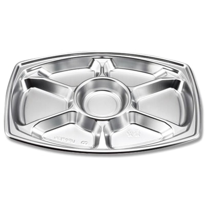 シーピー化成 パーティー皿 UF小判 39 DX　本体　10枚×20袋（200枚）/箱