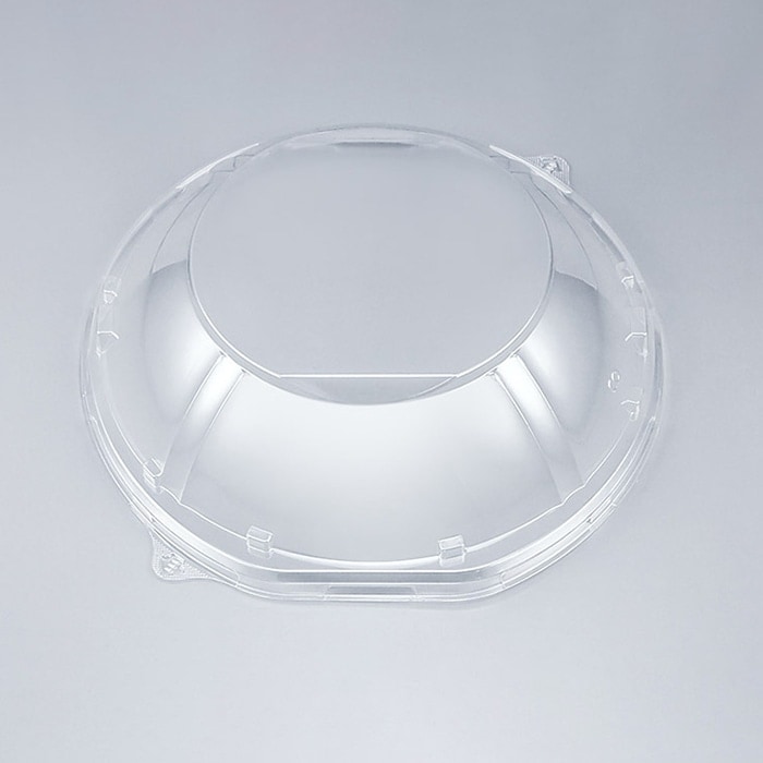 シーピー化成 オードブル容器　NU盛ブル丸 24　強嵌合蓋 AP　10枚×30袋（300枚）/箱