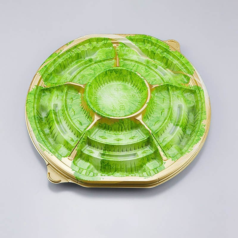 シーピー化成 オードブル容器　NU盛ブル丸 27　本体　ブリエ　10枚×24袋（240枚）/箱