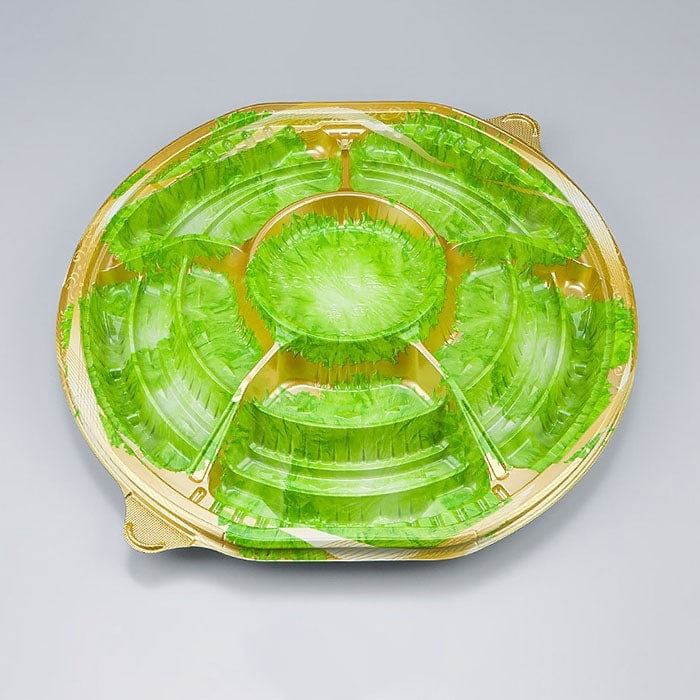 シーピー化成 オードブル容器　NU盛ブル丸 30　本体　ブリエ／アラモード　10枚×20袋（200枚）/箱