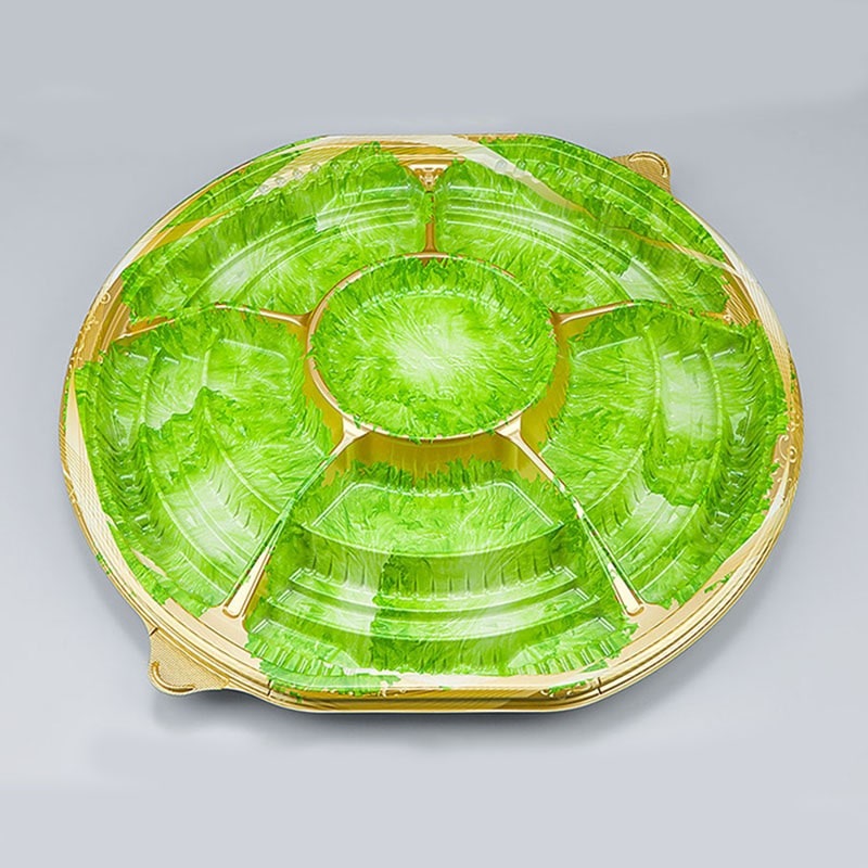 シーピー化成 オードブル容器　NU盛ブル丸 35　本体　ブリエ　10枚×12袋（120枚）/箱