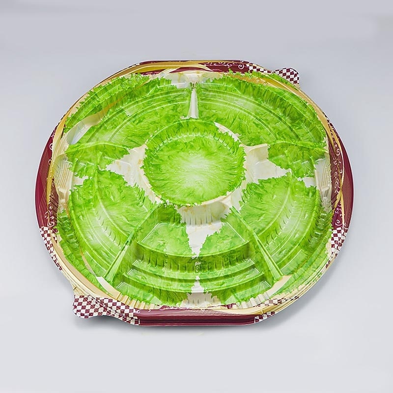 シーピー化成 オードブル容器　NU盛ブル丸 35　本体　アラモード／ブリエ　10枚×12袋（120枚）/箱