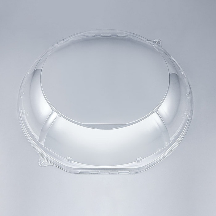 シーピー化成 オードブル容器　NU盛ブル丸 35　強嵌合蓋 AP　10枚×12袋（120枚）/箱