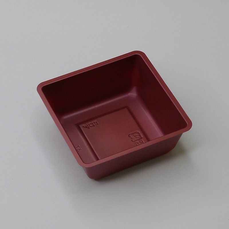 アクタ カップ容器　60-1A　赤／黒／CR　100枚入×10袋（1000枚）/箱