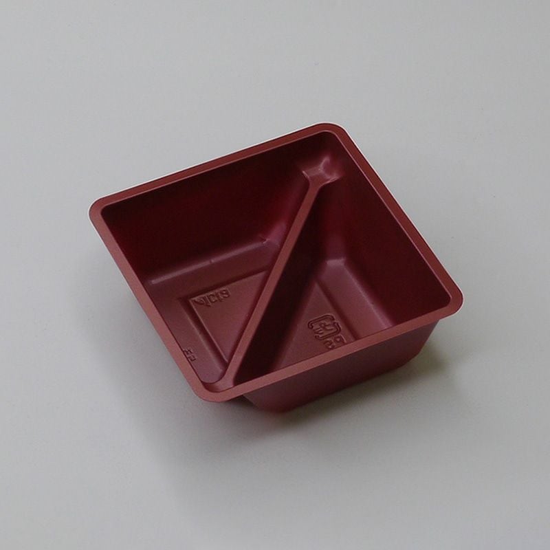 アクタ カップ容器　60-1S　赤／黒／CR　100枚入×10袋（1000枚）/箱