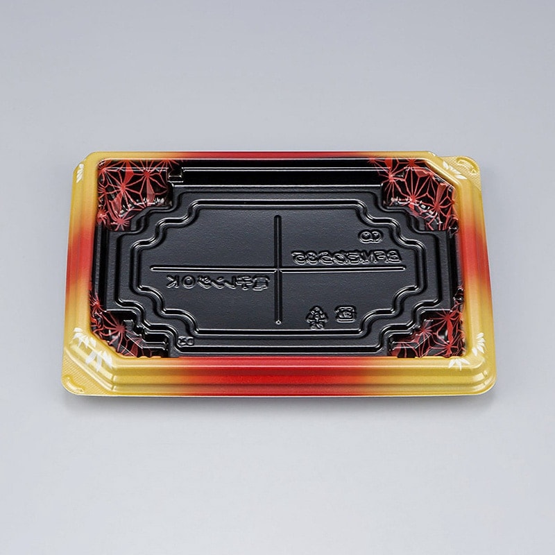 シーピー化成 米飯容器　BFNたわら　本体 35　晶葉／晶葉緑／輪島内赤／和もく赤／和もく白茶　50枚×16袋（800枚）/箱