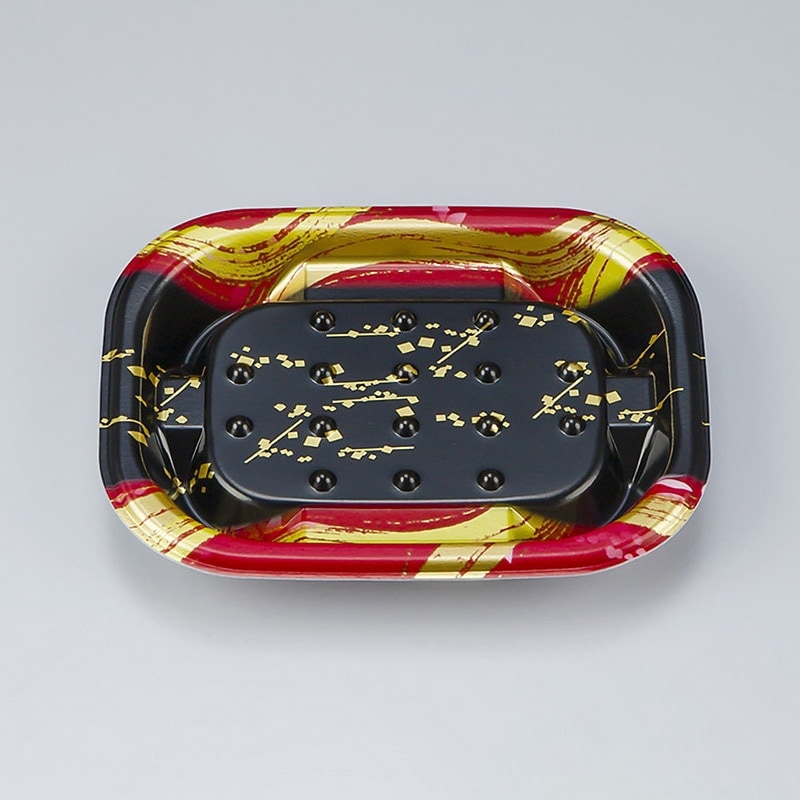 シーピー化成 米飯容器　TNえにし　本体 2 筆蒔絵　50枚×40袋（2000枚）/箱