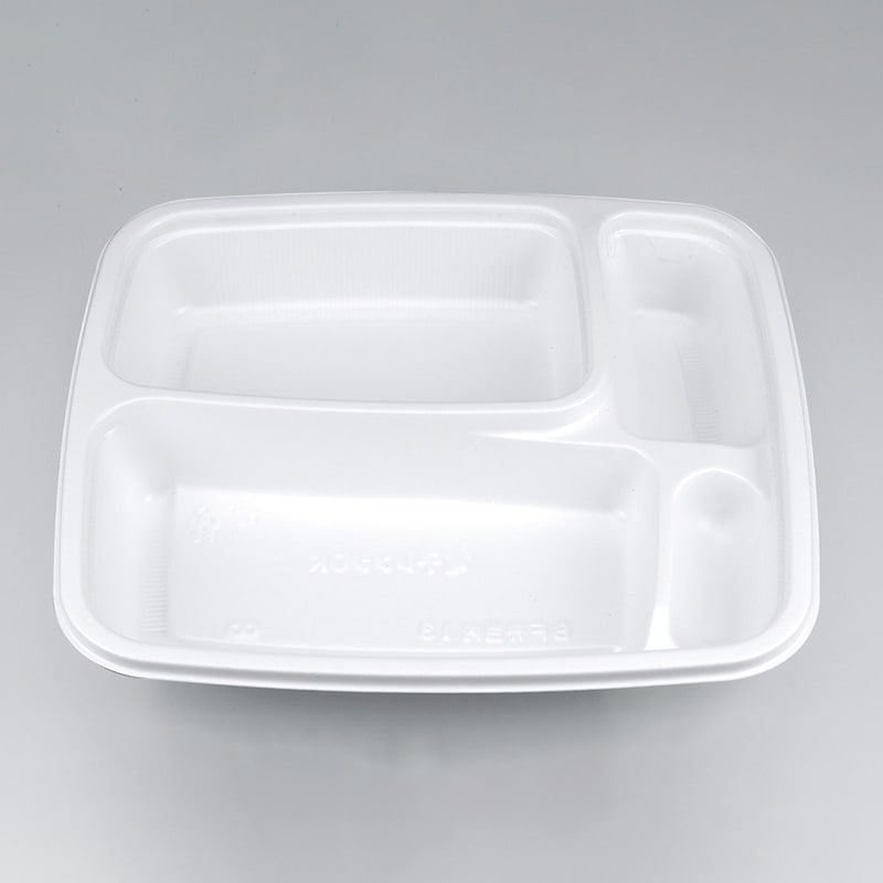 シーピー化成 弁当容器　BF弁当内13　ホワイト　本体　50枚×8袋（400枚）/箱