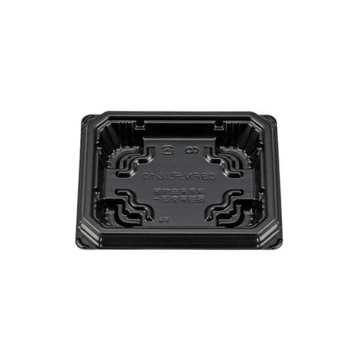 シーピー化成 惣菜容器　CBFNデリル10　黒本体　50枚×18袋（900枚）/箱