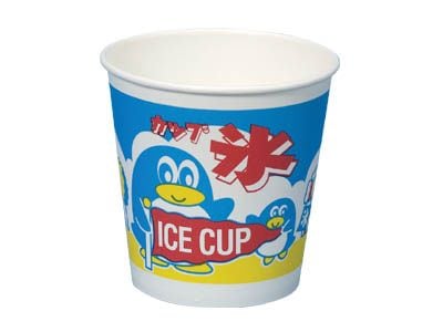 福助工業 かき氷容器　A-350　アベペンギンM／親子ペンギンM／波氷M　50枚入×20袋（1000枚）/箱