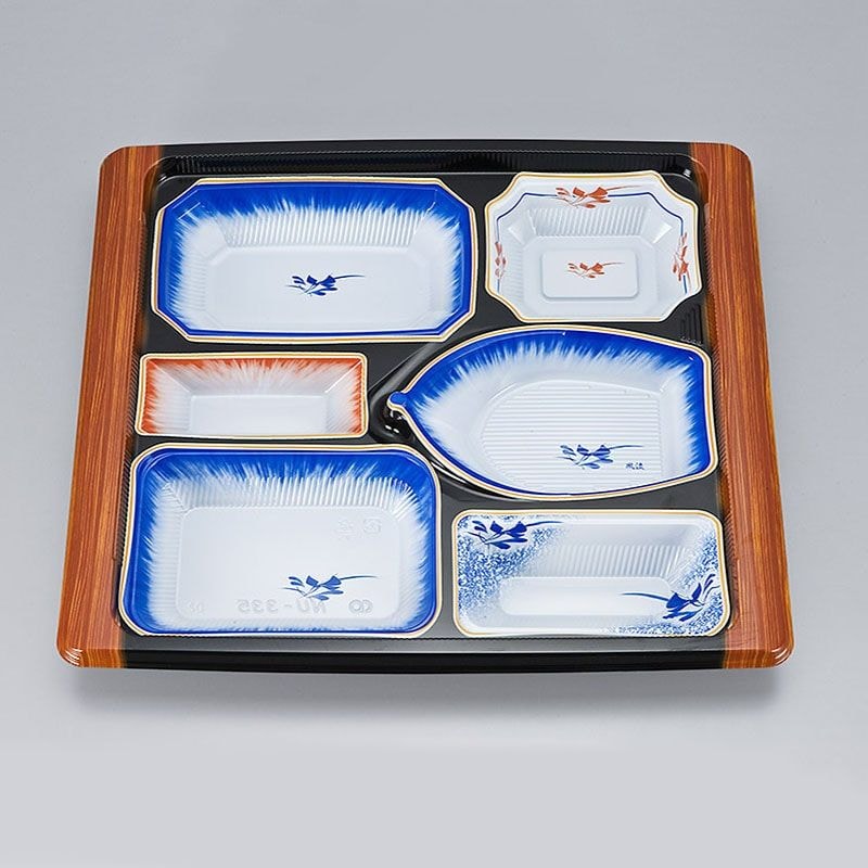 シーピー化成 仕出し弁当容器 NU-335 風流　本体　20枚入×14袋（280枚）/箱