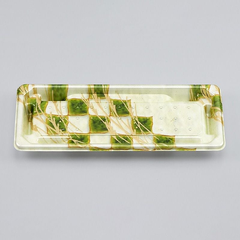 シーピー化成 寿司容器　SFにぎり巻１ 本体　市松織部　50枚入×16袋（800枚）/箱