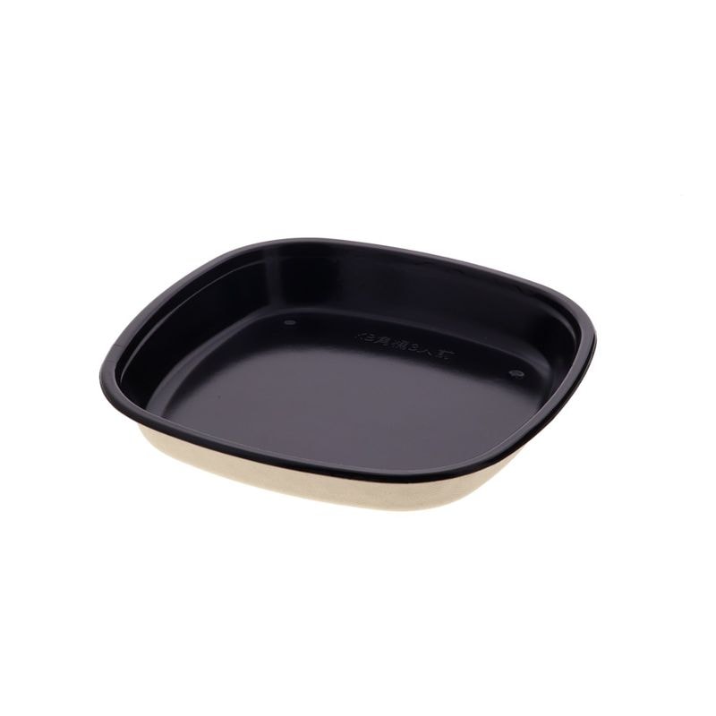 ケーピープラテック KB角桶3人前 本体　黒　10枚入×16袋（160枚）/箱