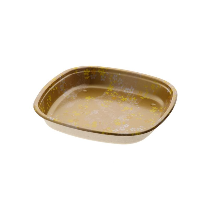 ケーピープラテック KB角桶3人前 本体　金桜　10枚入×16袋（160枚）/箱