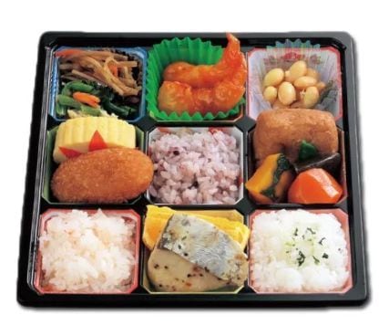 アヅミ産業 弁当容器 T-70-E  本体 柄付　50枚入／800枚入り　