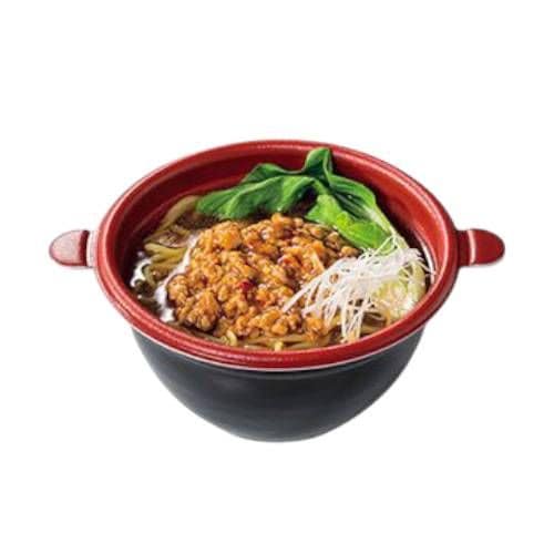 ケーピープラテック 丼容器 どんぶりＳ 本体　赤黒／黒 　50枚入×16袋（800枚）/箱