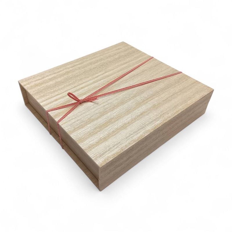 パックスアライブ ギフト箱　正方形 (中)  桐柄 V011　30個/箱