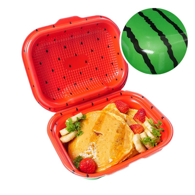 エフピコ 折蓋弁当容器　DLVボーノ 19-15 スイカ　30枚入×9袋（270枚）/箱