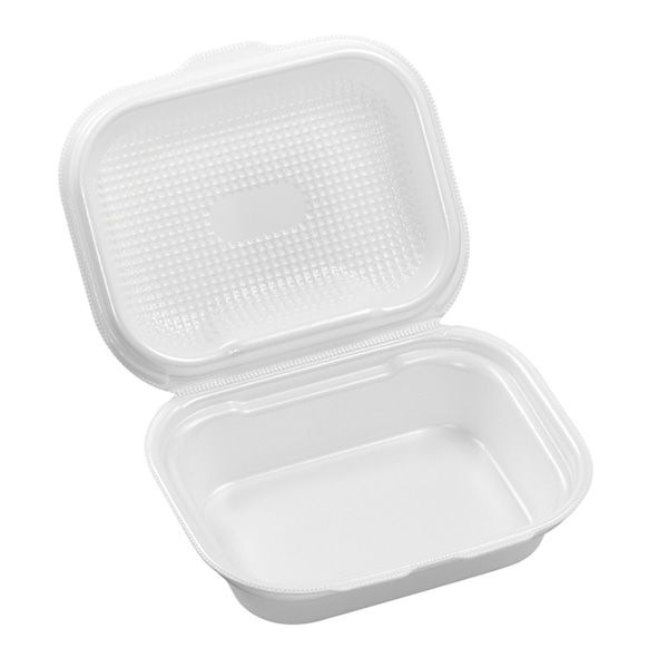 エフピコ 折蓋弁当容器　DLVボーノ 19-15 白　30枚入×9袋（270枚）/箱