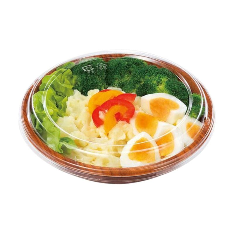 シーピー化成 ボウル型容器 BFボール19 栓木 本体　50枚入×16袋（800枚）/箱