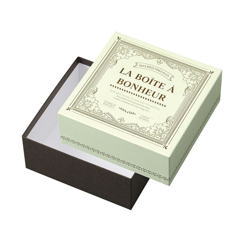 ヤマニパッケージ 貼箱　ボヌール グリーン 20-2191 　30個/箱（ご注文単位1箱）