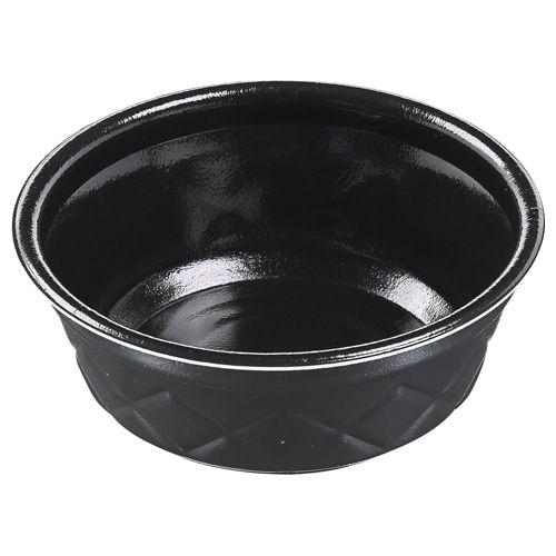 エフピコ カップ容器　MFP丸カップ　本体 140（52）RＧ 黒  25枚入×24袋（600枚）/箱