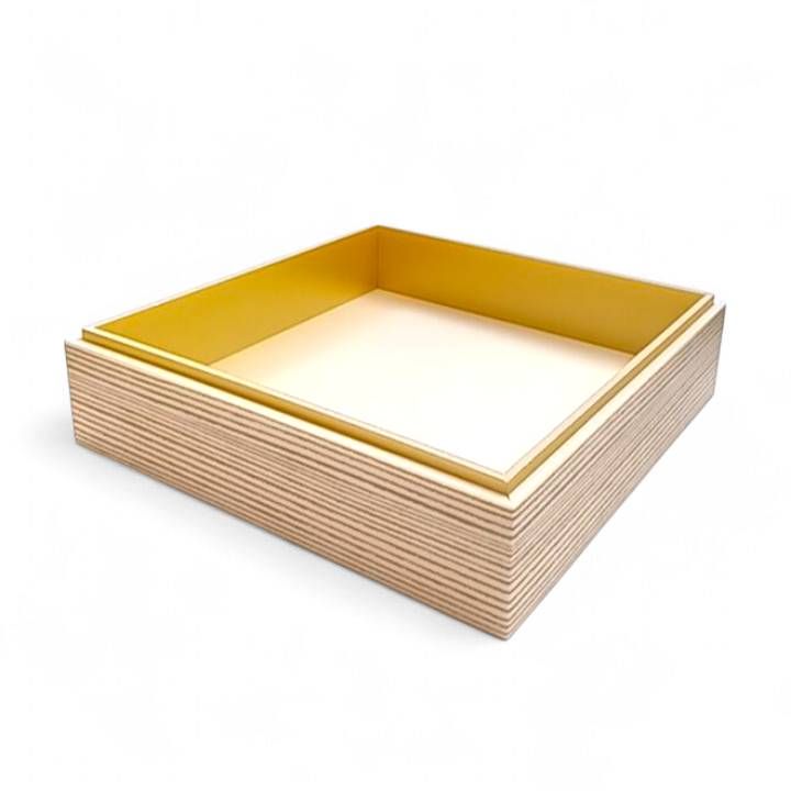 おせち重箱　7寸DEF柄 正方形（金淵付）一段　10個入