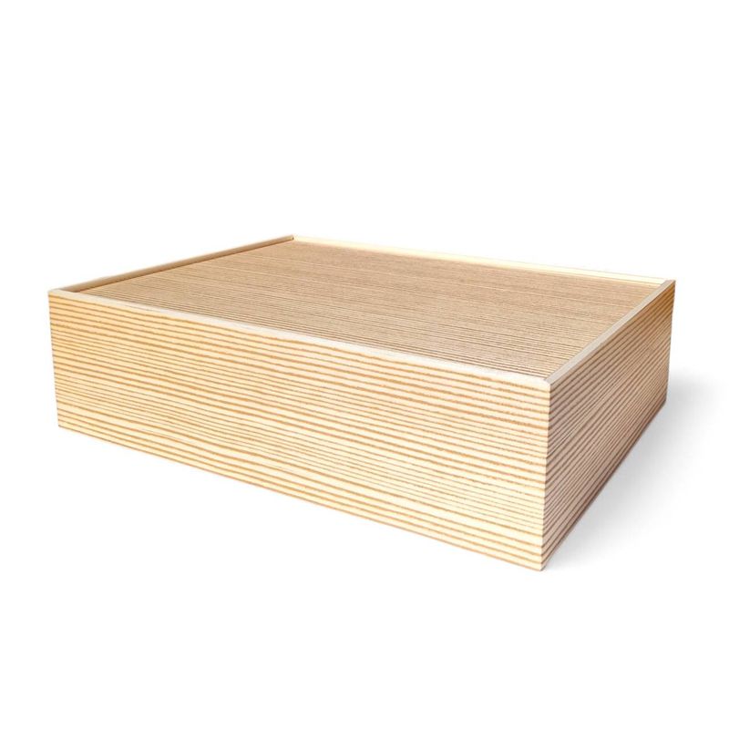 おせち重箱　7寸DEF柄 長方形（金淵付）印籠かぶせ蓋付 一段　10個入