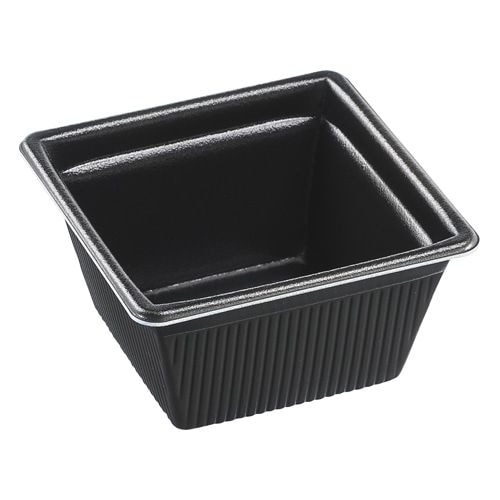 エフピコ 弁当容器　MFPドリス角 14-14（71） 黒W　本体　30枚入×20袋（600枚）/箱