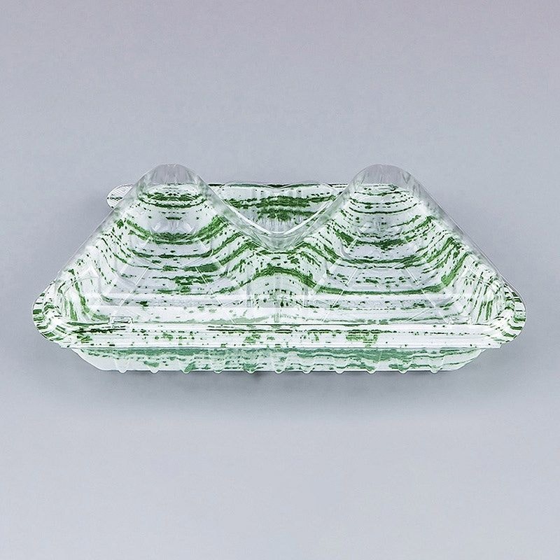 シーピー化成 おにぎり容器　 KL-52S（N） 嵌合フードパック　竹皮緑　50枚入×24袋（1200枚）/箱