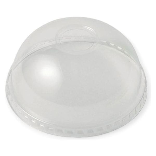 ケーピープラテック PETコップ用フタ　DY-D107(ドームフタ穴有)　50枚入×10袋（500枚）/箱