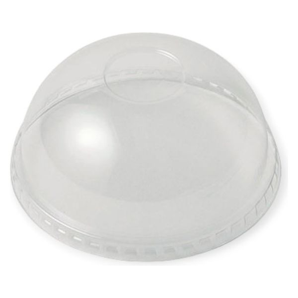 ケーピープラテック PETコップ用フタ　DY-D107(ドームフタ穴無)　50枚入×10袋（500枚）/箱