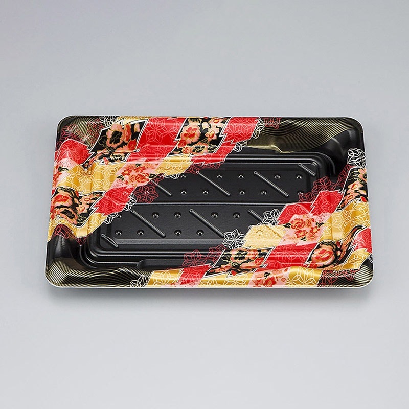 シーピー化成 寿司容器　SF港 24　本体  ななみ赤　50枚入×18袋（900枚）/箱